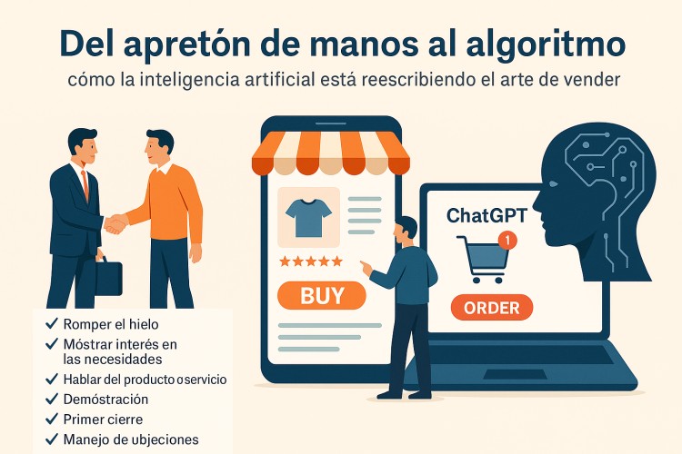 Del mostrador o el vendedor profesional al algoritmo: ChatGPT inicia la era de las compras por IA