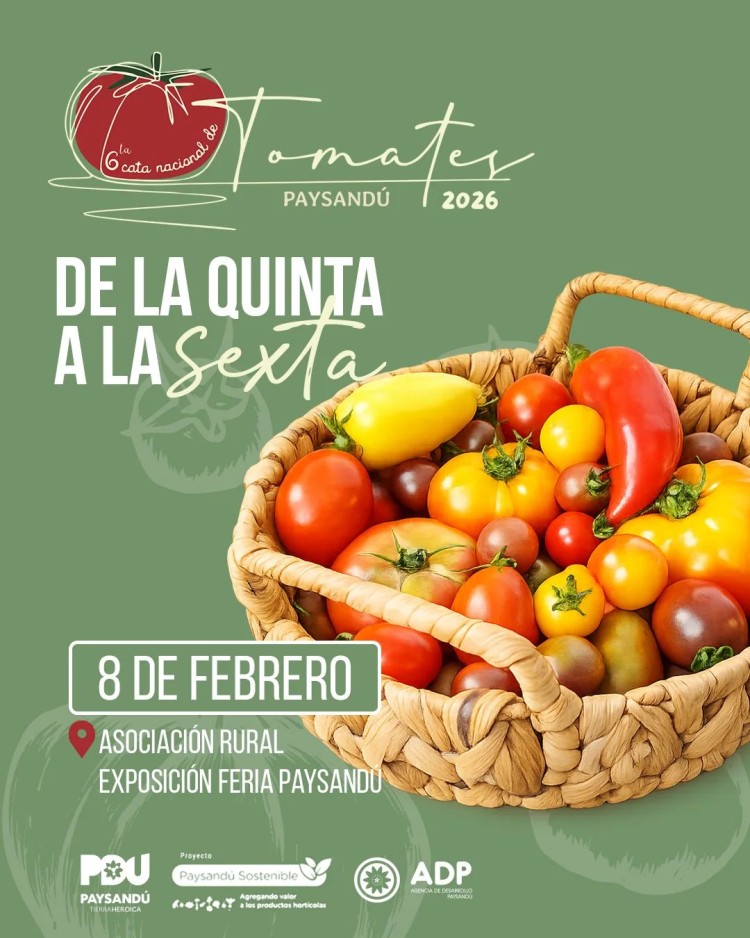 Cata Nacional de Tomates 2026: Paysand&uacute; invita a vivir una experiencia que se renueva