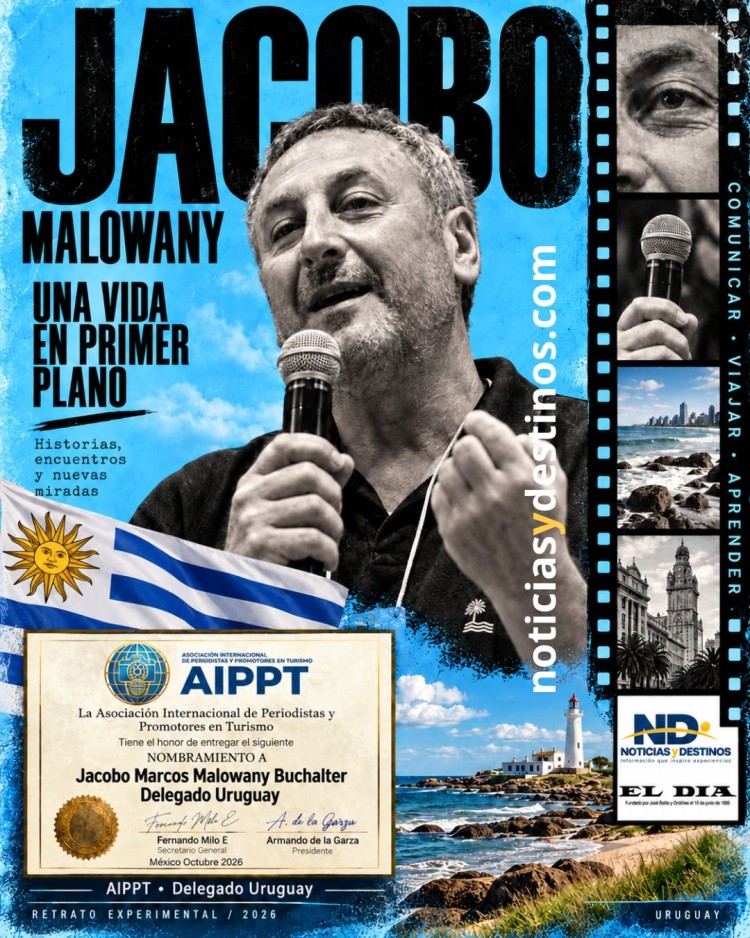 Jacobo Malowany, delegado de Uruguay de la Asociaci&oacute;n Internacional de Periodistas y Promotores en Turismo (AIPPT)