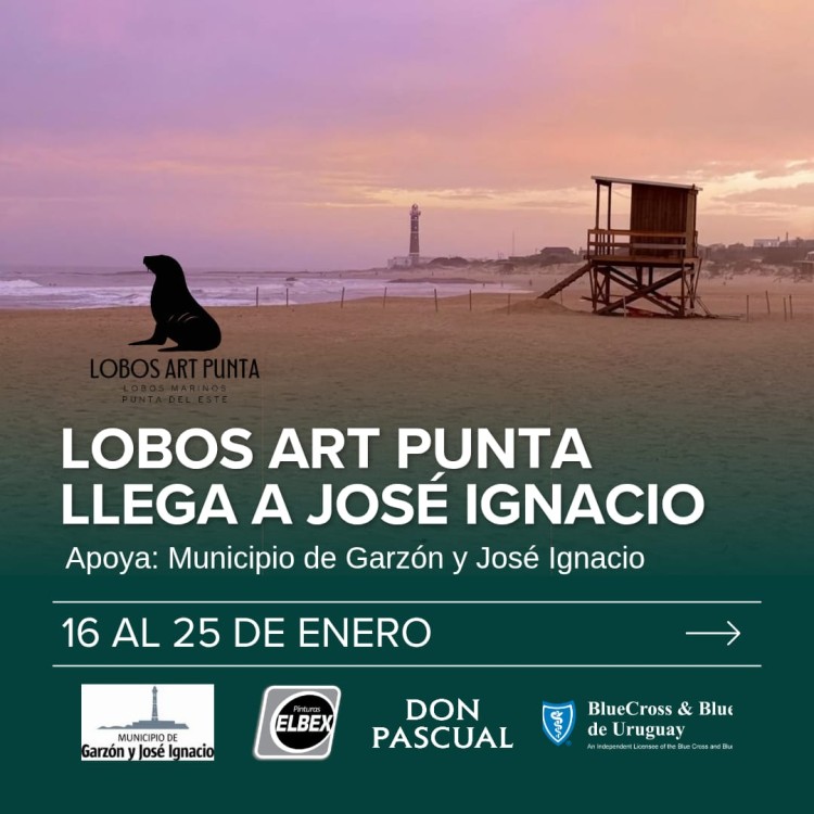Lobos Art Punta llega a Jos&eacute; Ignacio: arte a cielo abierto en el imperdible del verano 2026