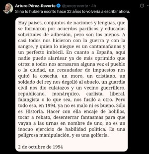 Cada vez m&aacute;s personas cuestionan c&oacute;mo se cuenta la historia