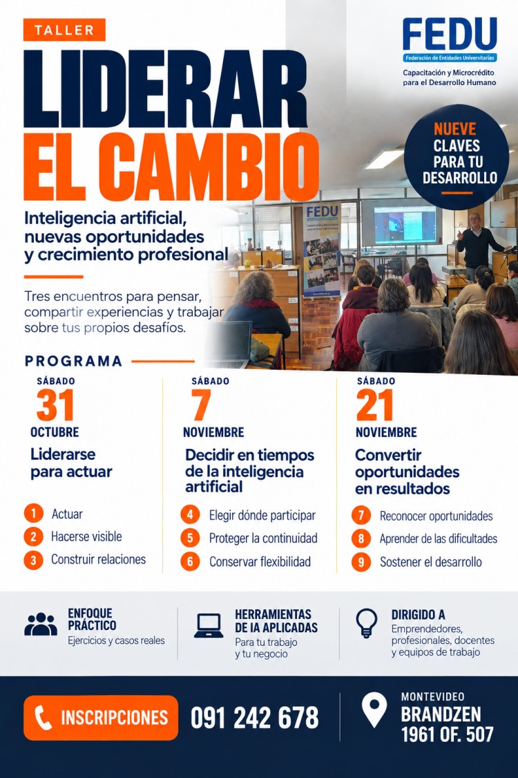 FEDU invita a liderar el cambio con inteligencia artificial y nuevas oportunidades