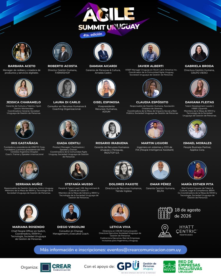 Agile Summit Uruguay 2026: IA, liderazgo y futuro del trabajo