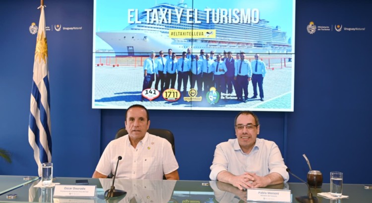 El taxi uruguayo, clave en la experiencia tur&iacute;stica y en la llegada de cruceristas