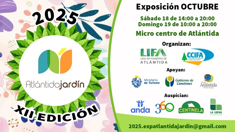 Atl&aacute;ntida Jard&iacute;n 2025: el microcentro se llena de jardines y sabor