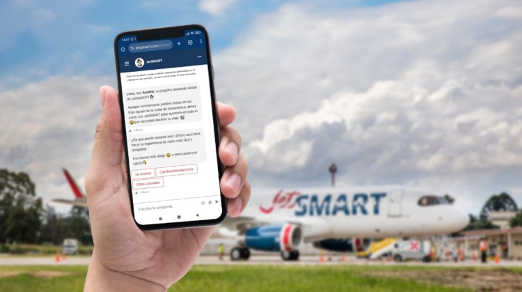 JetSMART acelera su evoluci&oacute;n digital: Austral, el copiloto inteligente que revoluciona la atenci&oacute;n al viajero
