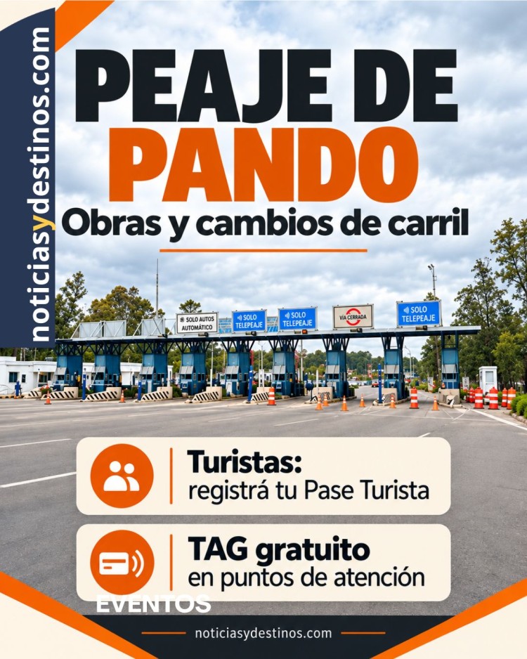 Peaje de Pando: obras y gu&iacute;a para turistas