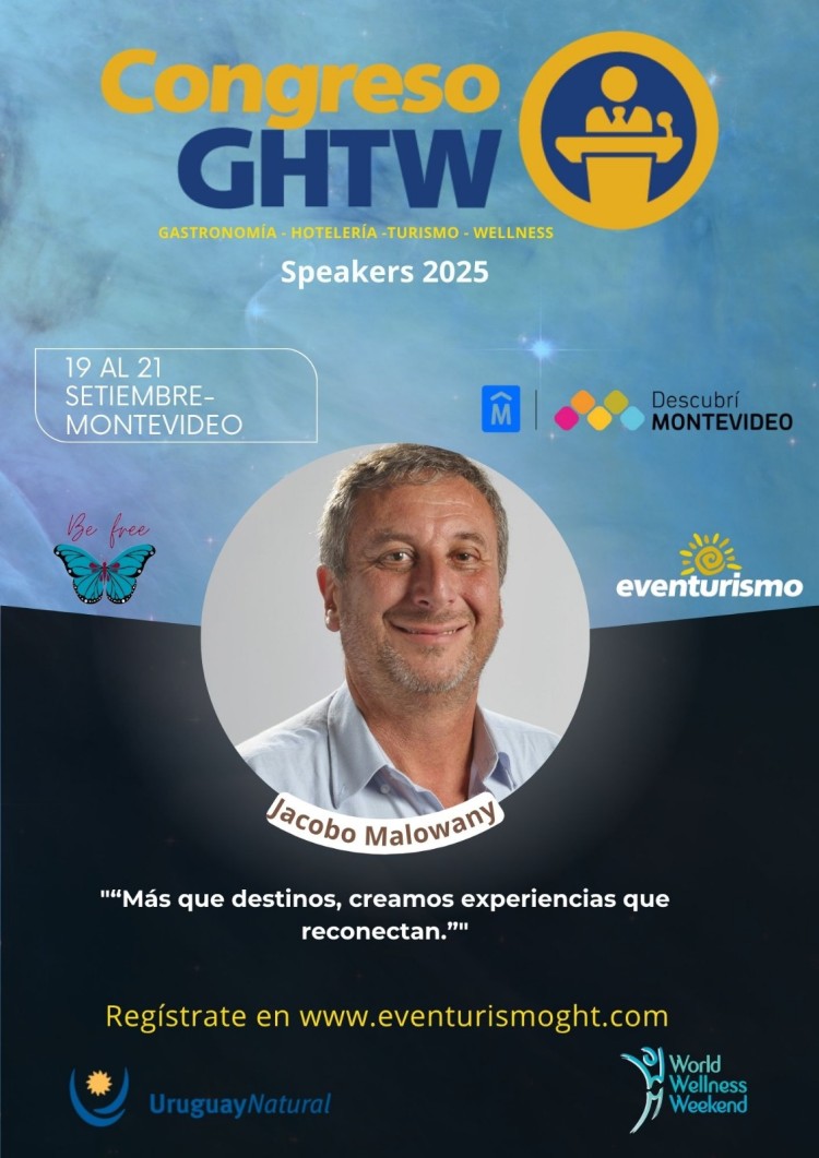 Montevideo ser&aacute; sede del Congreso GHTW 2025: el turismo se transforma con el bienestar como faro