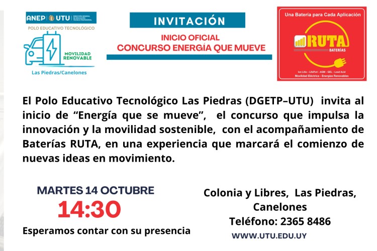 Bater&iacute;as RUTA impulsa la educaci&oacute;n t&eacute;cnica a trav&eacute;s del Polo Educativo Tecnol&oacute;gico en Movilidad Renovable